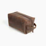 Handcrafted Toiletry Bag from Cowhide Leather